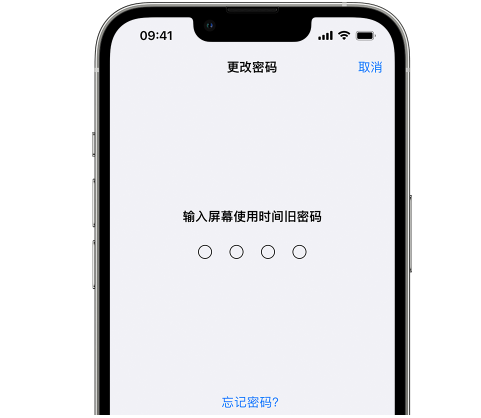 铜梁iPhone屏幕维修分享iPhone屏幕使用时间密码忘记了怎么办 