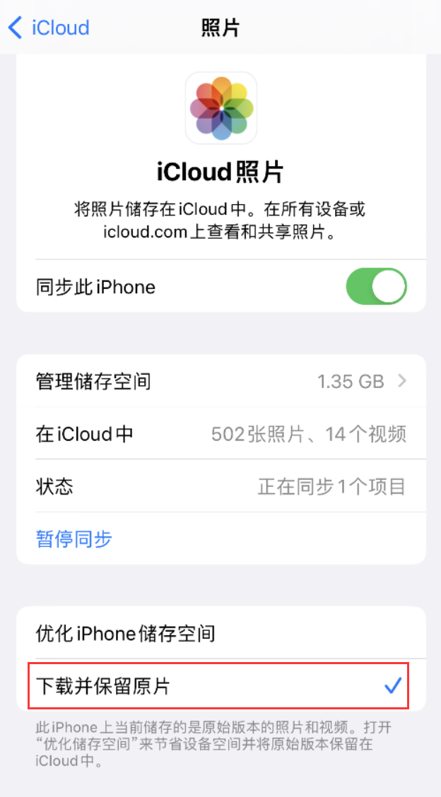 铜梁苹果手机维修分享iPhone 无法加载高质量照片怎么办 