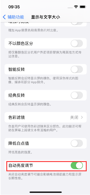 铜梁苹果15维修店分享iPhone 15 Pro系列屏幕亮度 