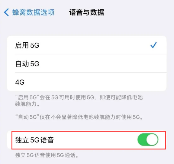 铜梁苹果14维修分享iPhone 14 Pro如何开启VoNR 